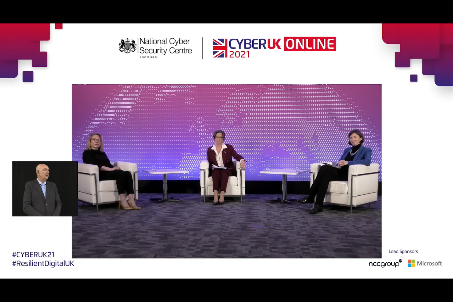 A screenshot of the CyberUK YouTube channel