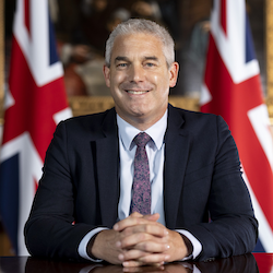 The Rt Hon Steve Barclay, MP. Chancellor of the Duchy of Lancaster and Minister for the Cabinet Office
