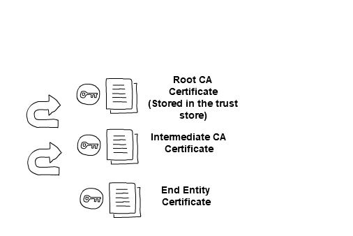 image shows set up as just described