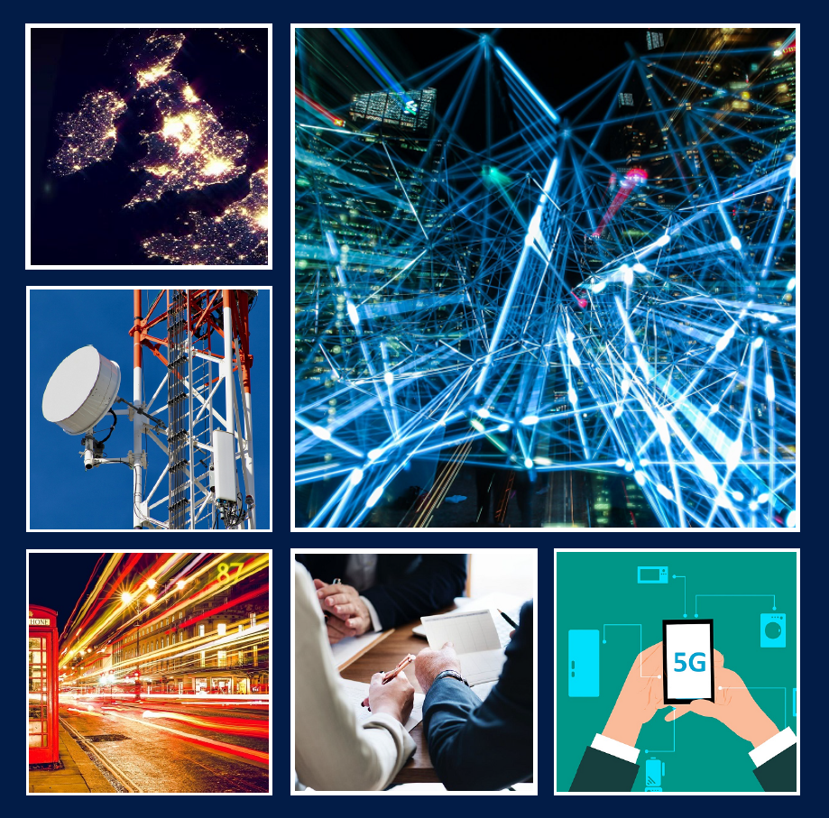Imagery from the cover of the NCSC's security analysis for the UK telecoms sector