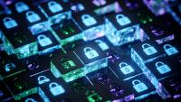 Phishing Cyber Security Ransomware Fingerprint Email Encrypted Technology, Digital Information Protected Secured