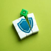 AI artificial intelligence hacks the security system. Breach cyber security defences, exposing vulnerabilities in digital infrastructure. Growing threats from machine learning and automation