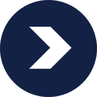 Image showing navy circle with white arrow in the middle
