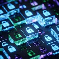 Phishing Cyber Security Ransomware Fingerprint Email Encrypted Technology, Digital Information Protected Secured