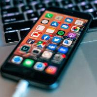 A collection of icons for social media apps on a smartphone screen