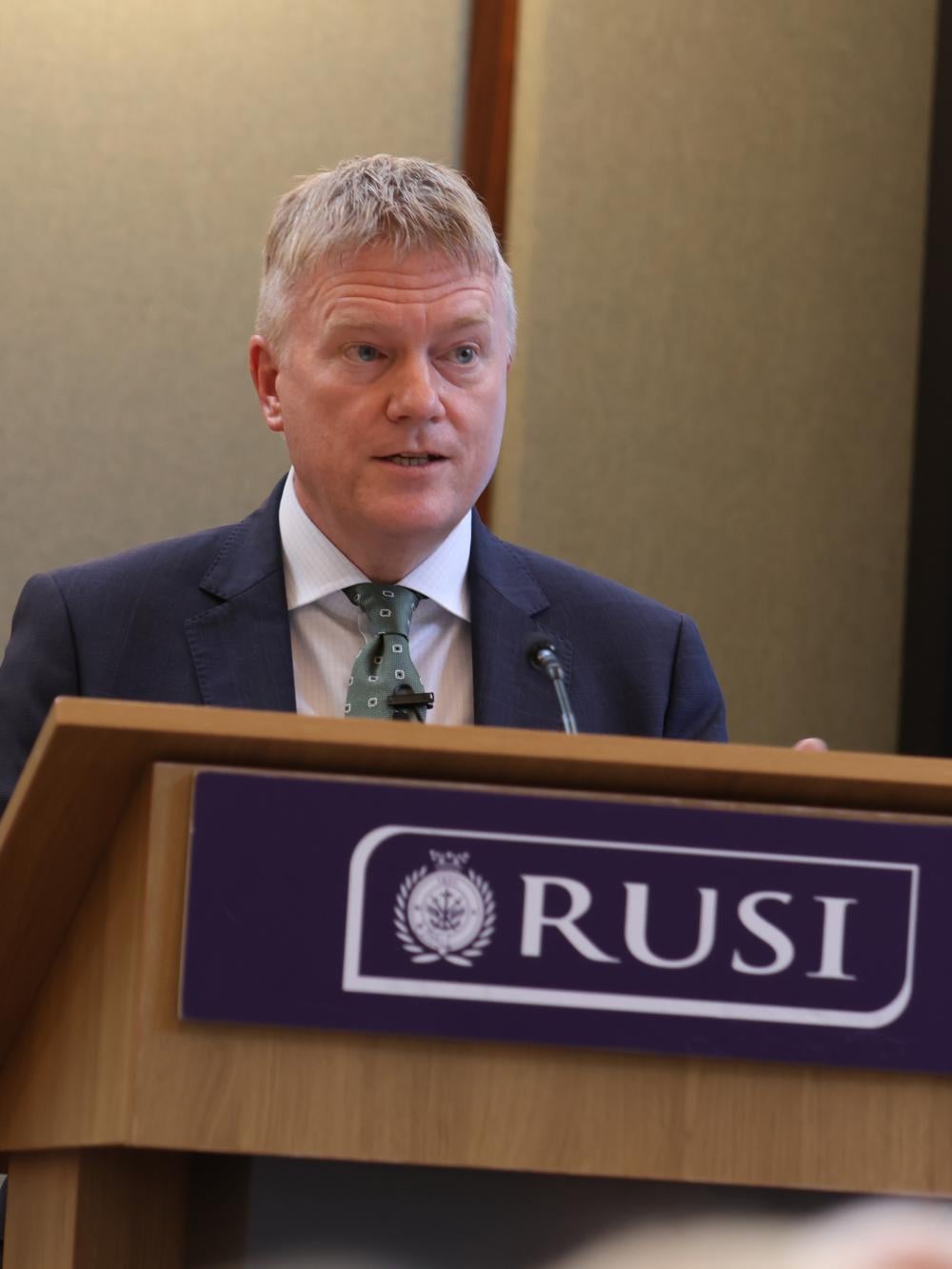 NCSC CEO Richard Horne speaking at RUSI Annual Security Conference 2026