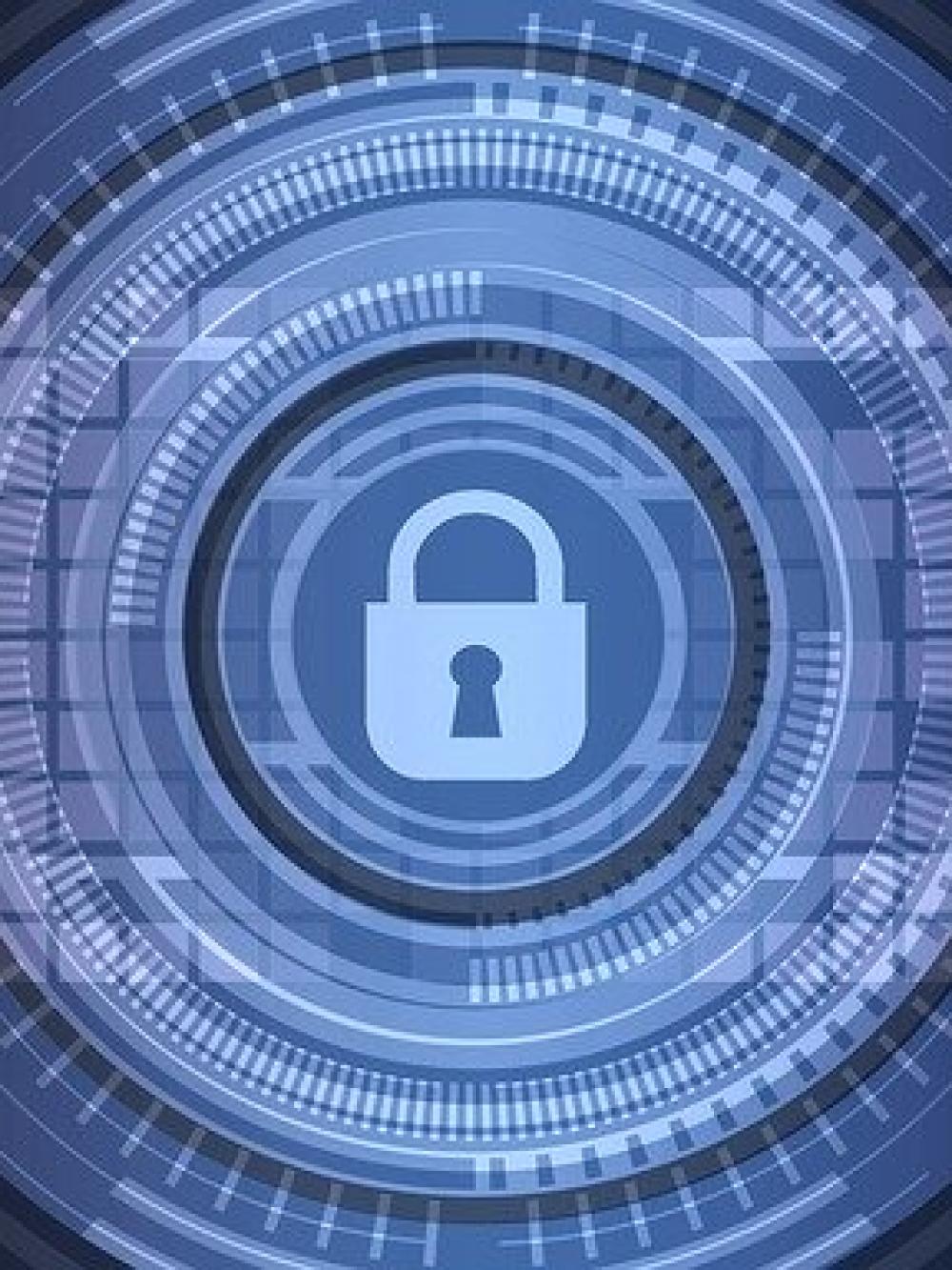 Image of padlock in circle for high assurance products