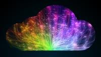 Image showing a cloud in multi colours