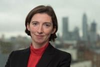 Lindy Cameron, CEO of the National Cyber Security Centre with London's skyline in the background