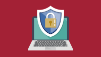 Image of an antivirus alert on a desktop computer