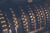 Old cash register