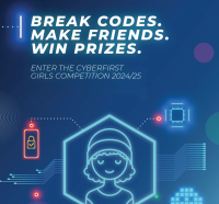 Break codes. Make friends. Win prizes. Enter the CyberFirst Girls Competition 2024/25.