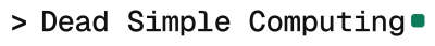 Dead Simple logo